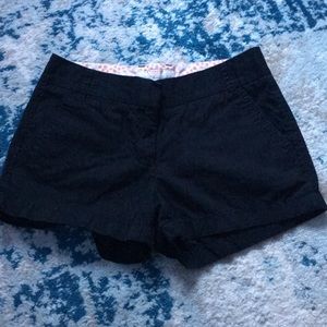 J.Crew black shorts size 2